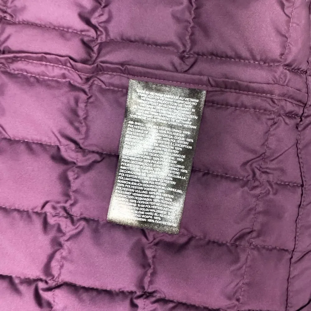 The North Face Thermal Insulated Vest Mens Medium BNWT Black Currant Purple
